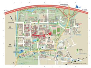 Lageplan der Uni Bremen