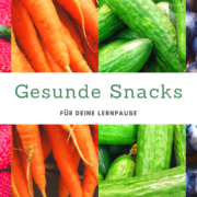 Studium Lernpause Snacks