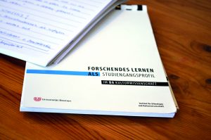 Abbildung 1: Forschendes Lernen als Studiengangsprofil im BA Kulturwissenschaft